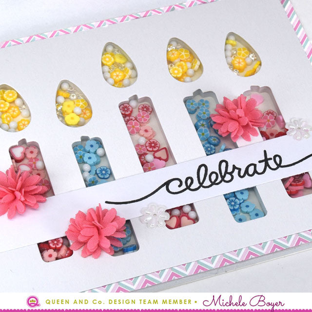 Let's Celebrate with Butterflies - Shaker Cards