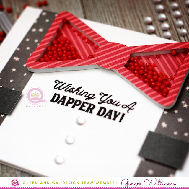 Dapper Day Shaker Card!