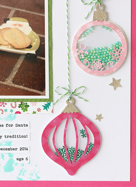 Bringing Ornaments to a Layout - Merry & Bright Shaker Kit
