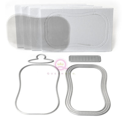 Baby Bottle Shaped Card