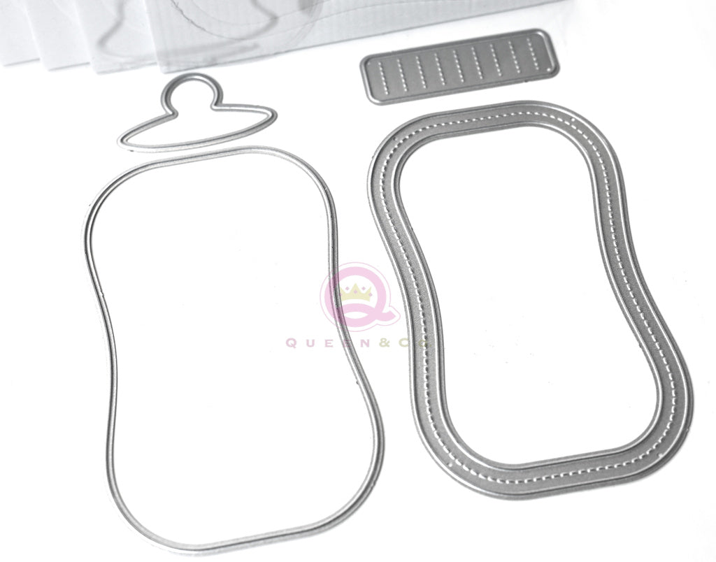 Baby Bottle Shaped Card