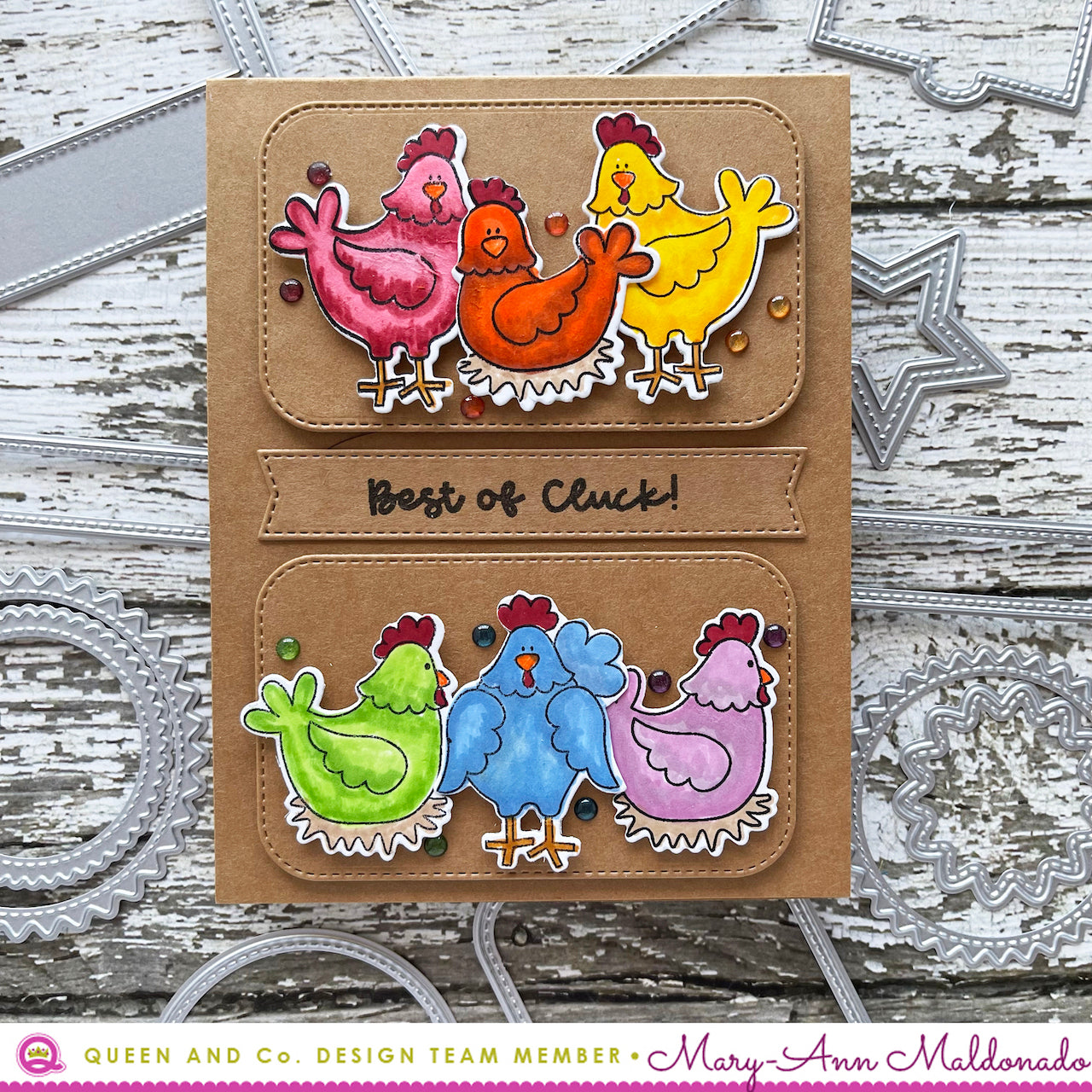 Cheerful Chicken Stamp ONLY