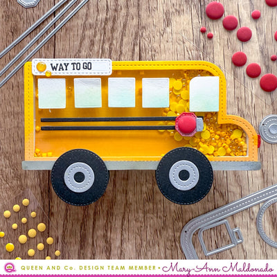 School Bus Shaped Card
