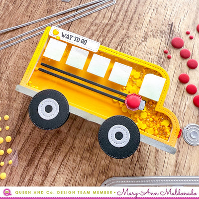 School Bus Shaped Card