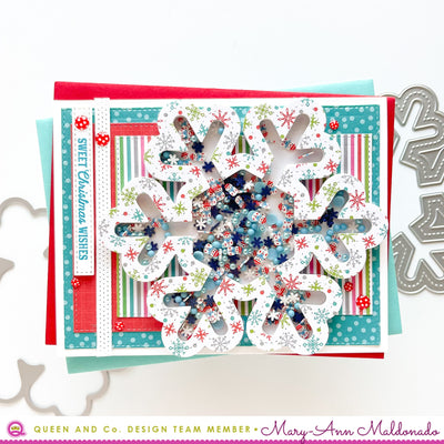 Snowflake Shaped Card