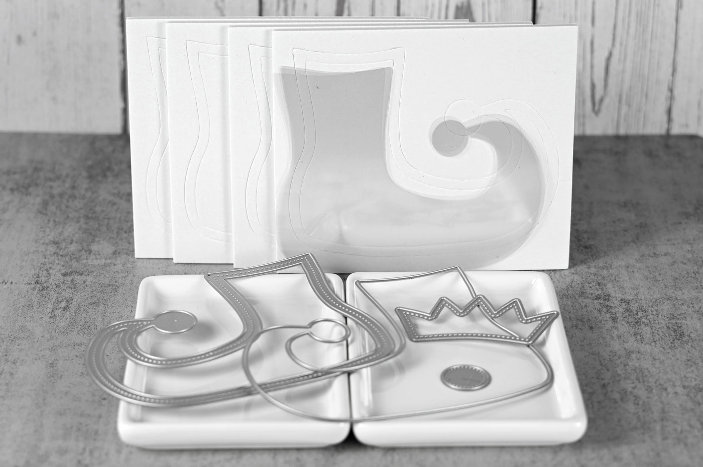 Elf Shaped Card Kit