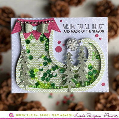 Elf Shaped Card Kit