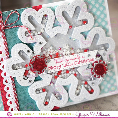 Snowflake Shaped Card