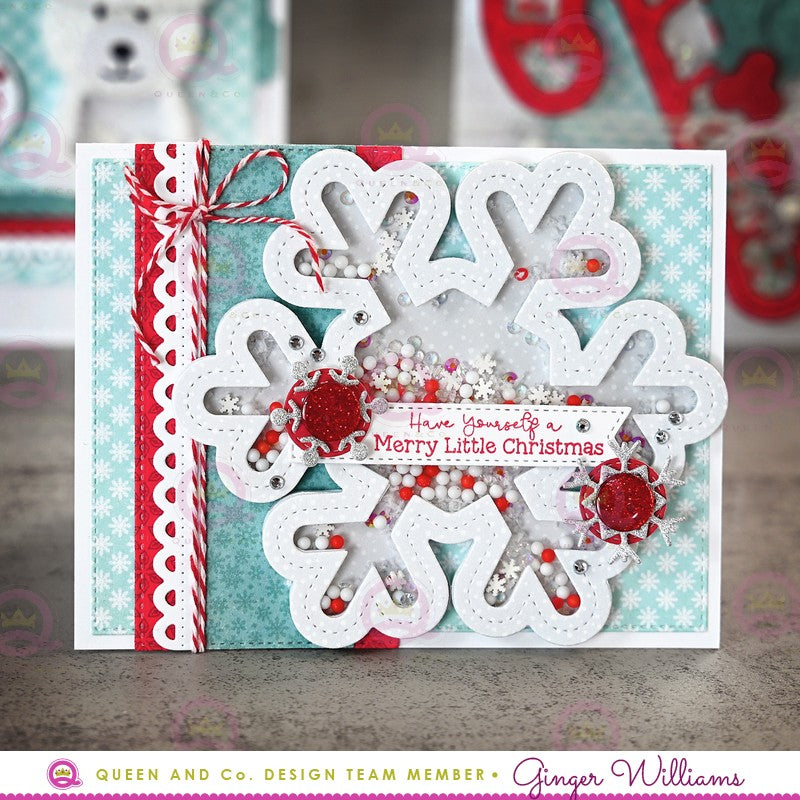 Snowflake Shaped Card