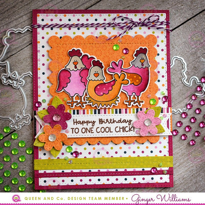 Cheerful Chicken Stamp & Die Set