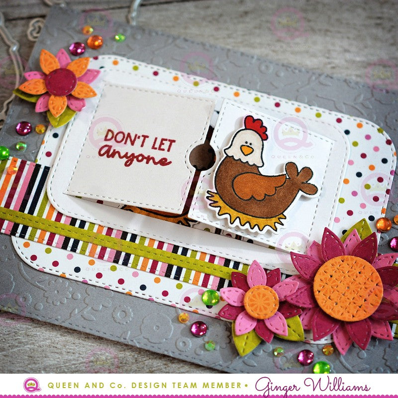 Cheerful Chicken Stamp ONLY