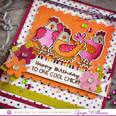 Cheerful Chicken Stamp & Die Set