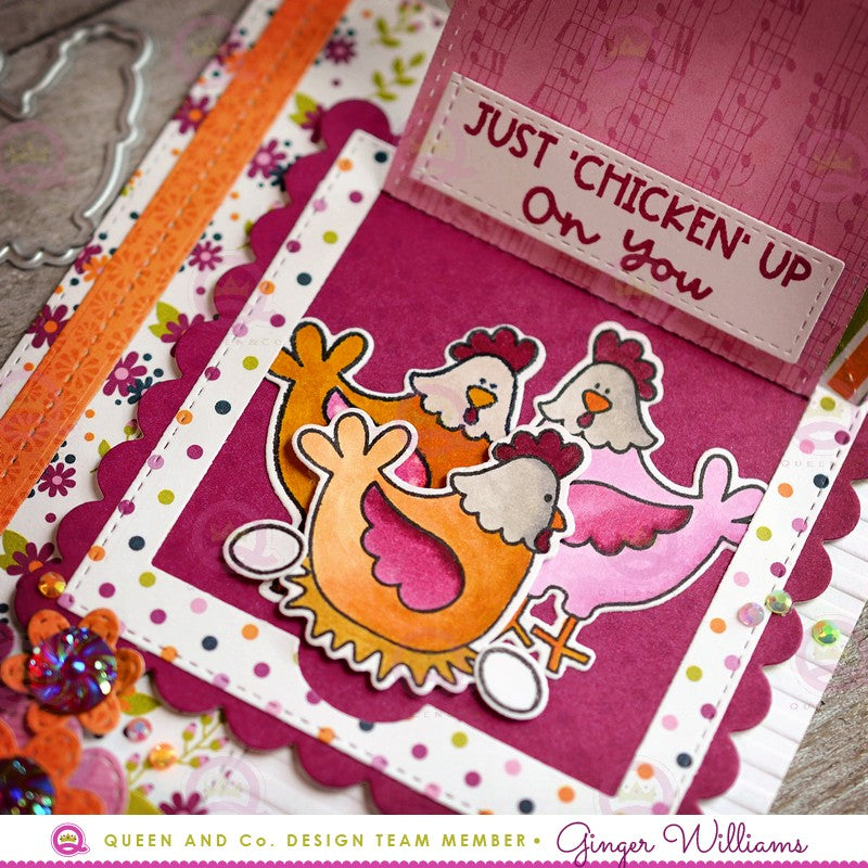 Cheerful Chicken Stamp & Die Set