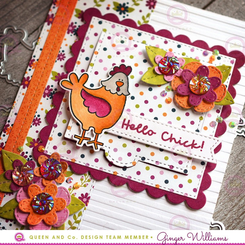 Cheerful Chicken Stamp ONLY