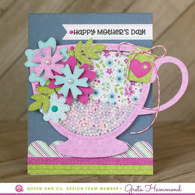 Tea Cup Shaped Card