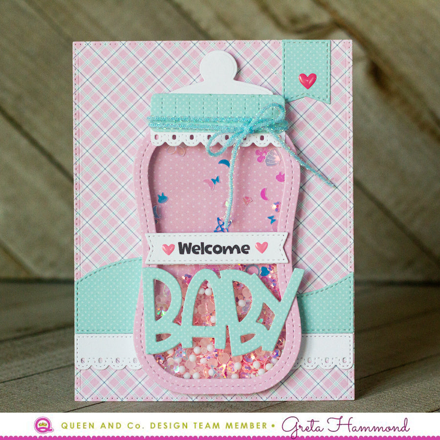 Baby Bottle Shaped Card