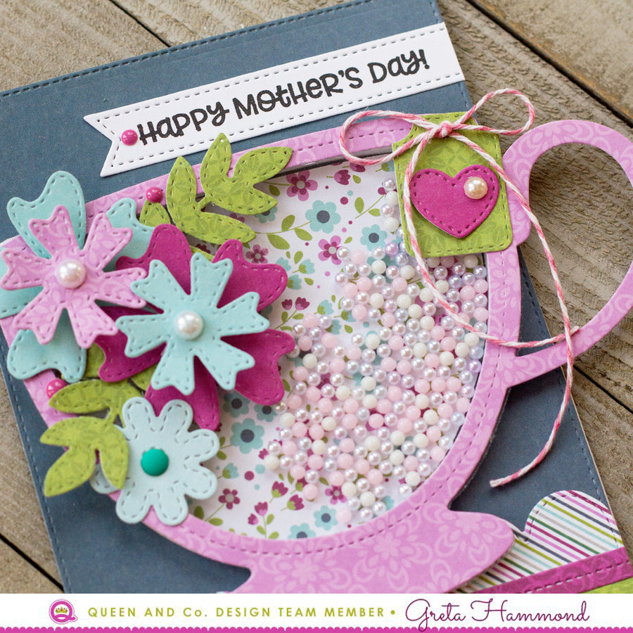 Tea Cup Shaped Card