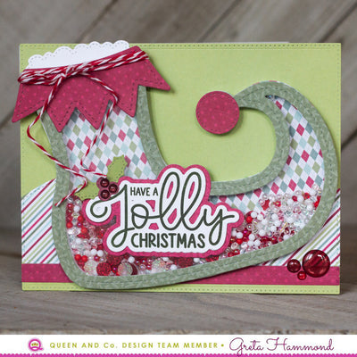 Elf Shaped Card Kit