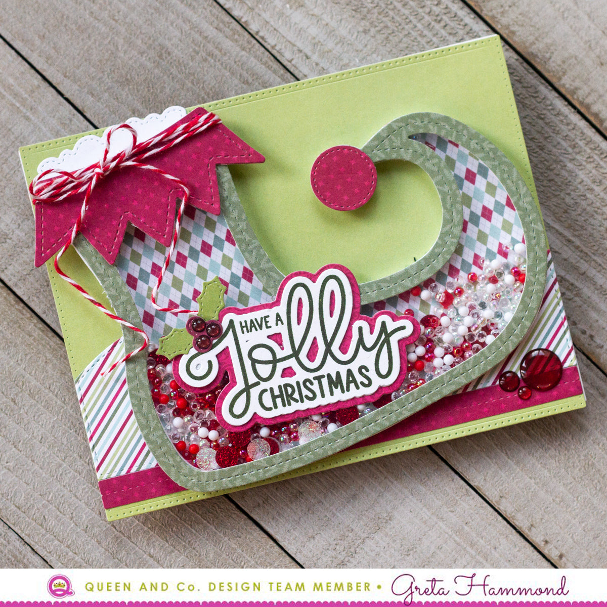 Elf Shaped Card Kit