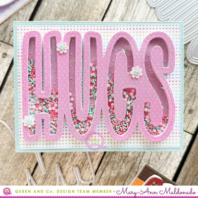 Hugs Shaped Card