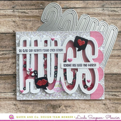 Hugs Shaped Card