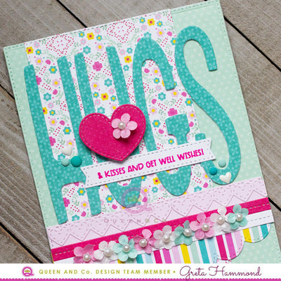 Hugs Shaped Card