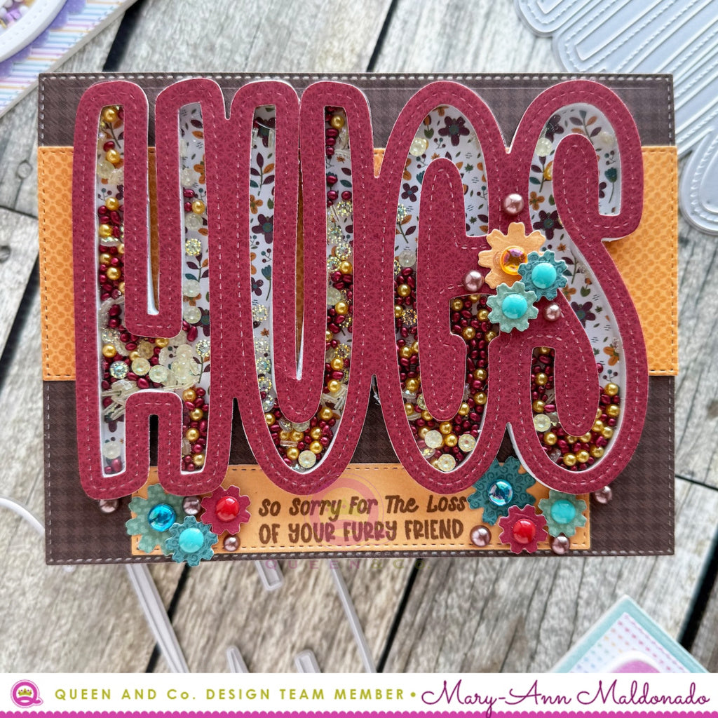 Hugs Shaped Card