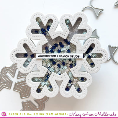 Snowflake Shaped Card