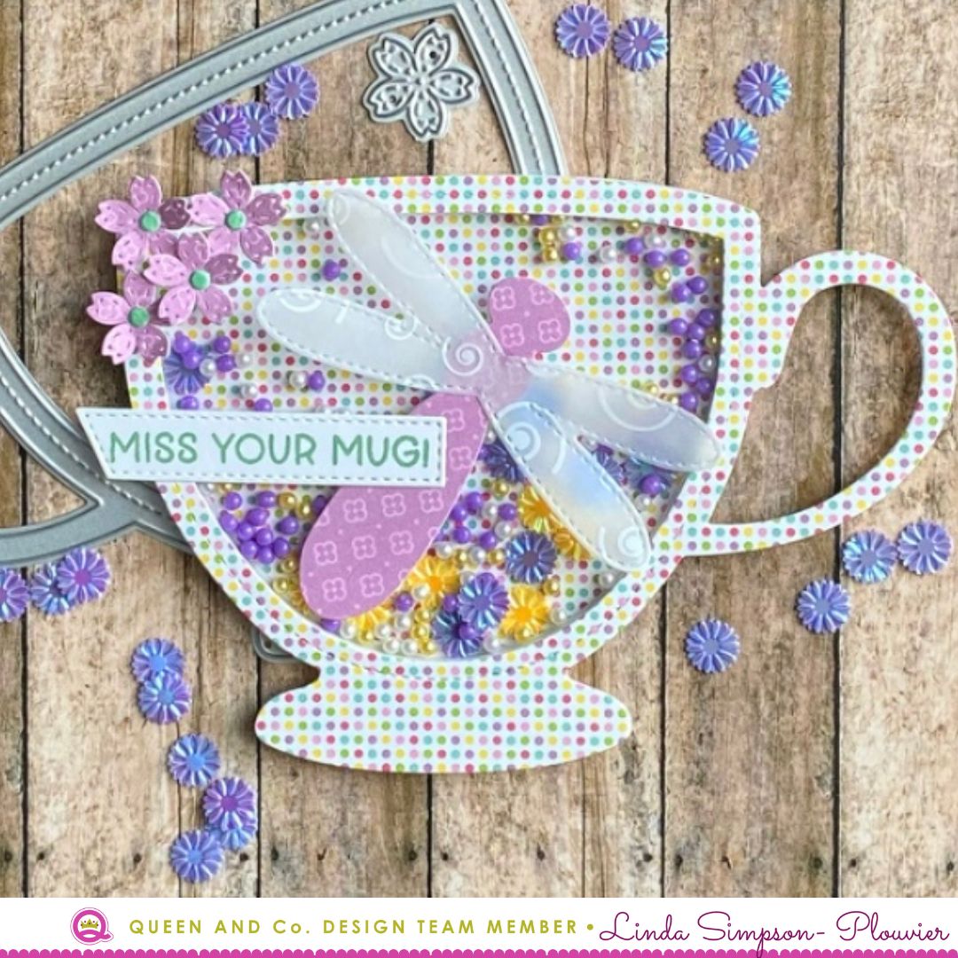 Tea Cup Shaped Card