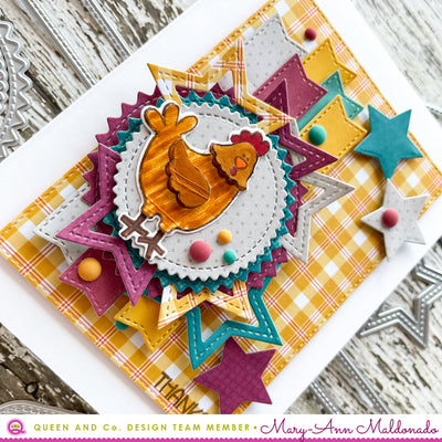 Cheerful Chicken Stamp ONLY