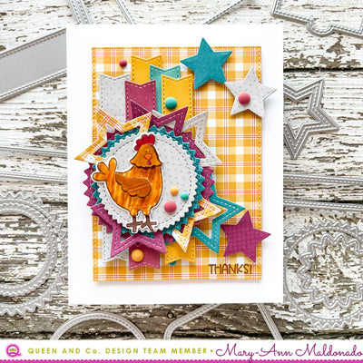 Cheerful Chicken Stamp & Die Set