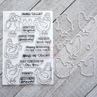 Cheerful Chicken Stamp & Die Set