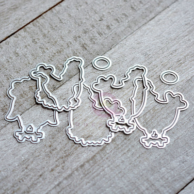 Cheerful Chicken Stamp & Die Set