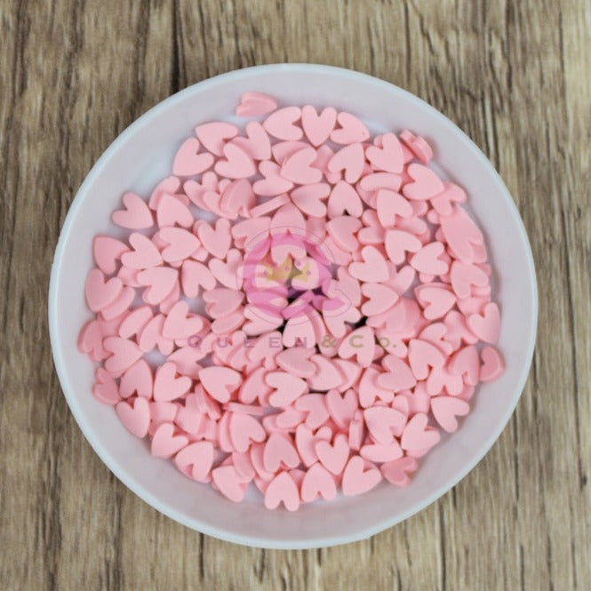 Pink Heart Toppings