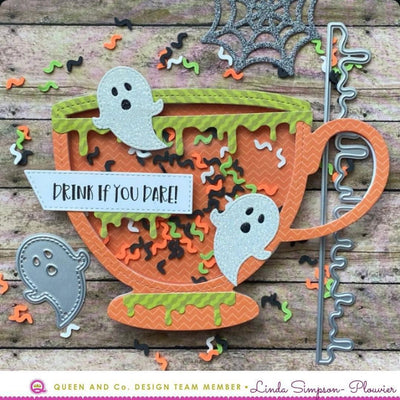 Tea Cup Shaped Card