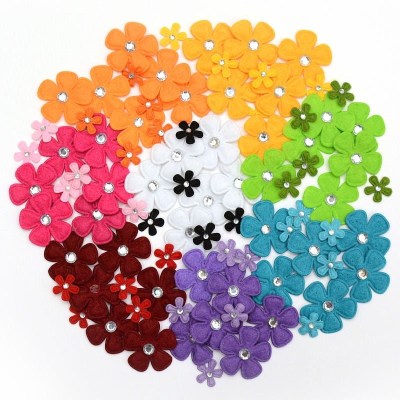 Rhinestone Flower Bundle