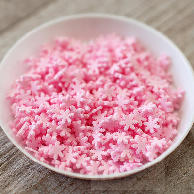 Single Topping - Pink Snowflake