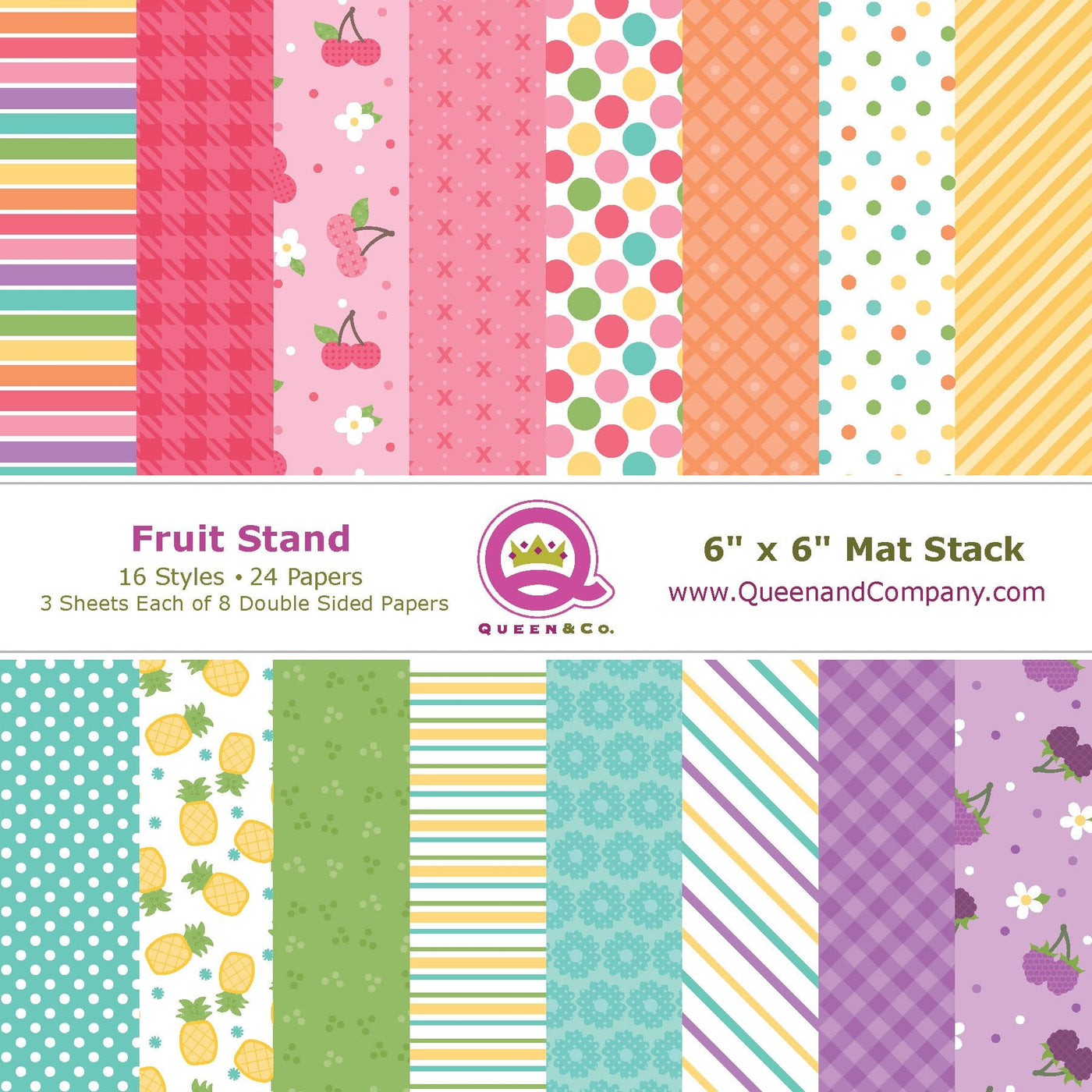 Fruit Stand Patterned Paper