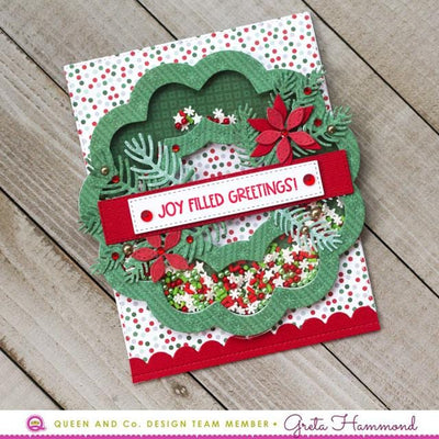 Wreath Shaped Card Set