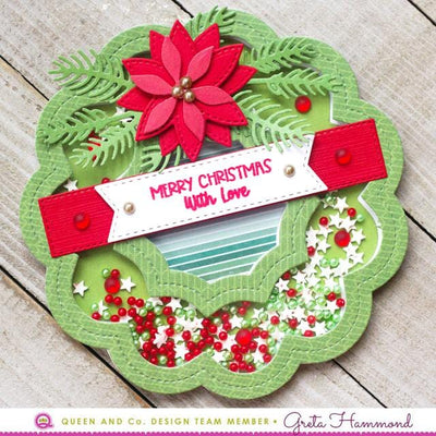 Wreath Shaped Card Set