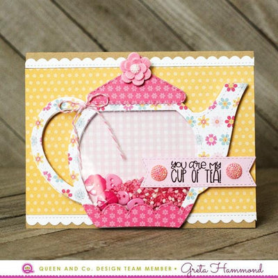 Teapot Shaped Card Set