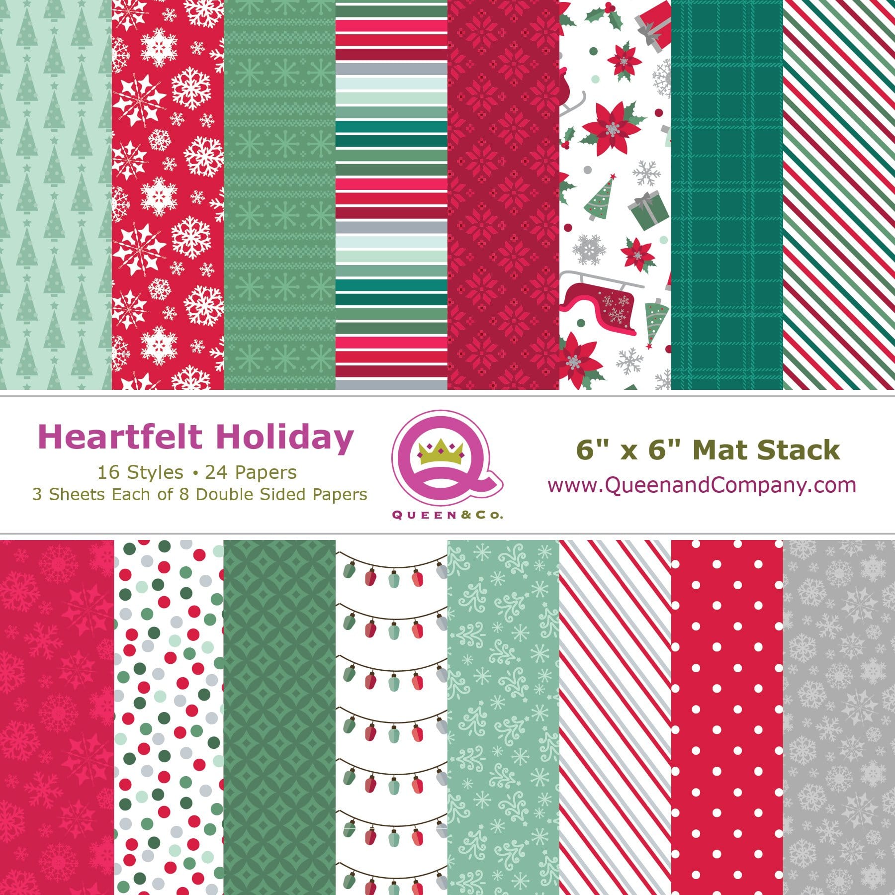 Heartfelt Holiday Paper Pad – Queen & Co