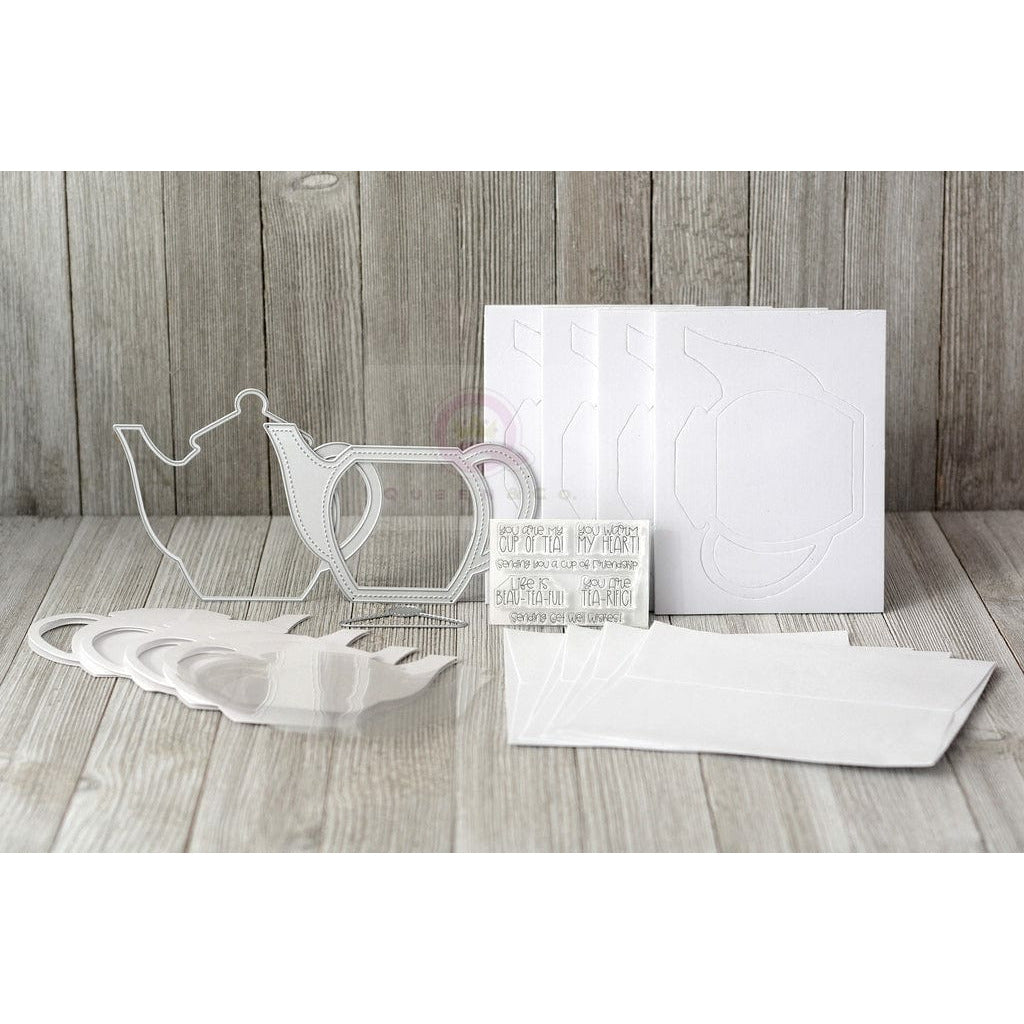 Teapot Shaped Card Set