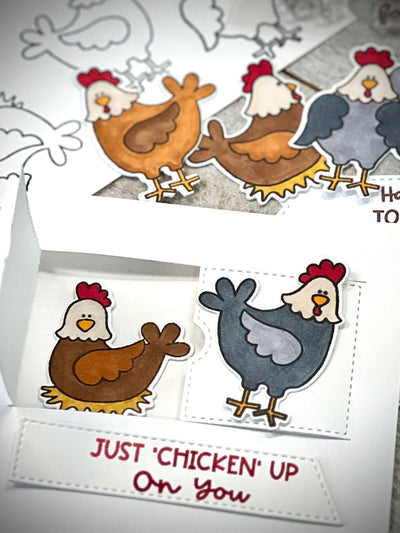 Cheerful Chicken Stamp & Die Set